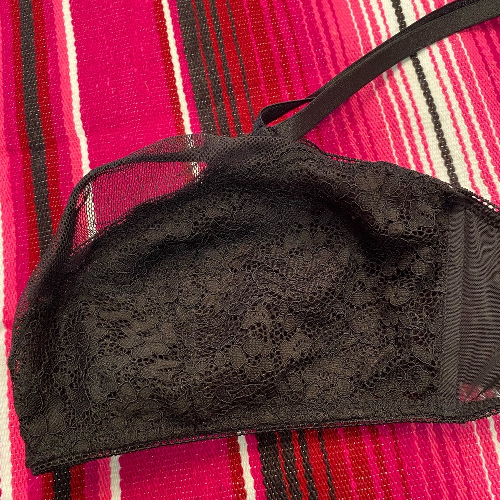 Black Shear And Lace Victoria’s Secret Bralette